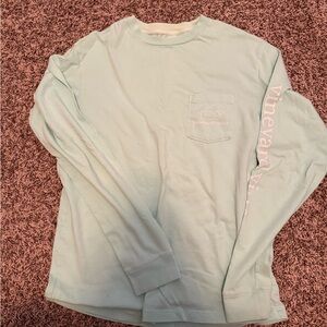 Vineyard Vines Mint Long Sleeve Tee